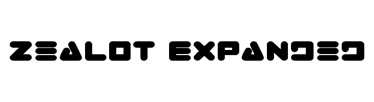 Zealot Expanded  Free Fonts Download