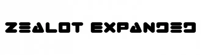 Zealot Expanded  Fuentes Gratis Descargar