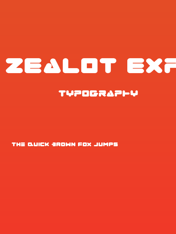 Zealot Expanded Poster