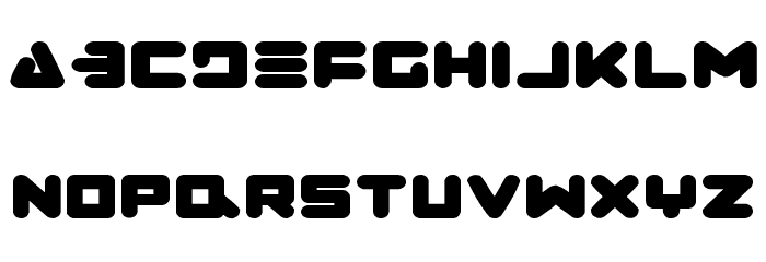 Zealot Expanded Font LOWERCASE