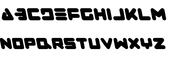 Zealot Leftalic Font LOWERCASE