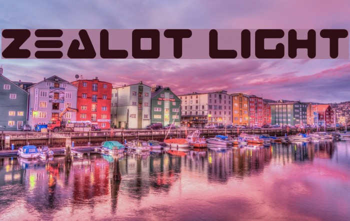 Zealot Light Font examples