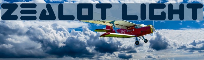 Zealot Light Font examples