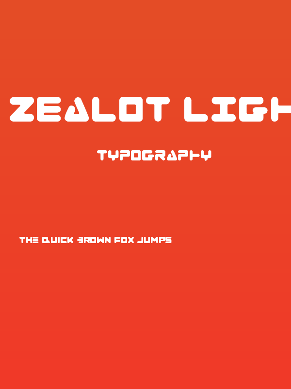 Zealot Light Poster