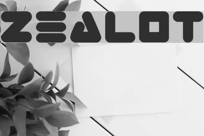 Zealot Font examples