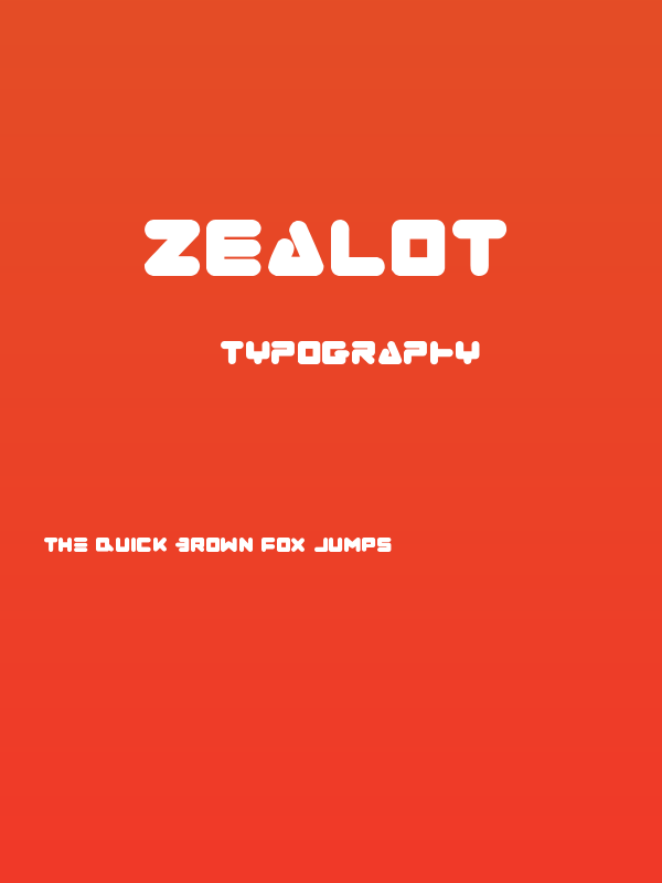 Zealot Poster