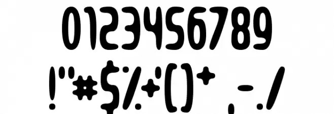 Zealousy Font OTHER CHARS