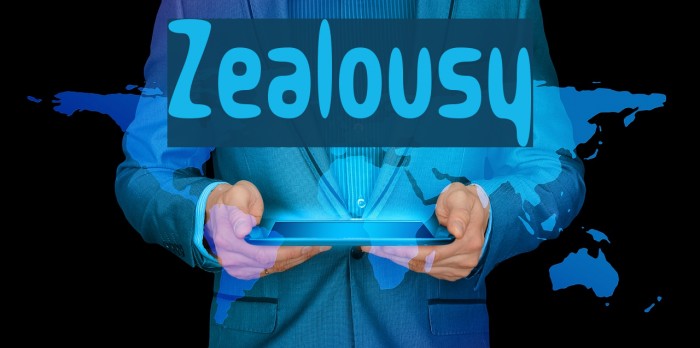Zealousy Font examples