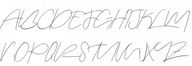 Zeanica Demo Font Alte caractere