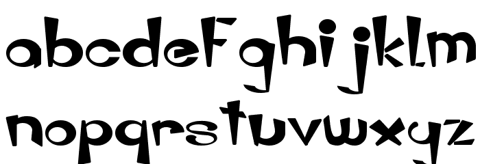 Zebbadee Font LOWERCASE