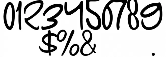 Zebora demo Font OTHER CHARS