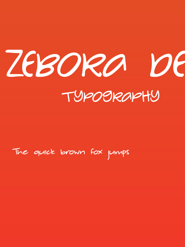Zebora demo Poster