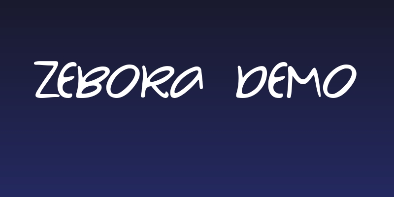 Zebora demo Social Header