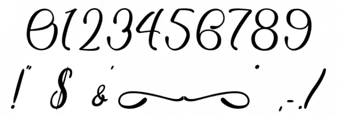 Zebra Advert - Personal Use Font OTHER CHARS