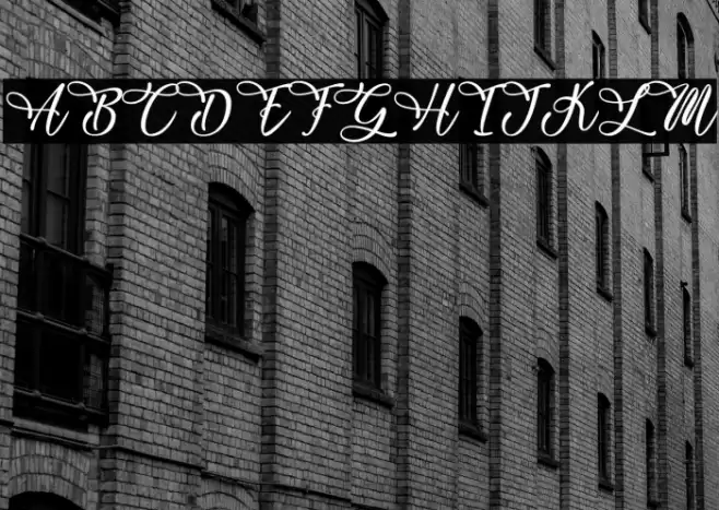 Zebra Advert - Personal Use Font examples