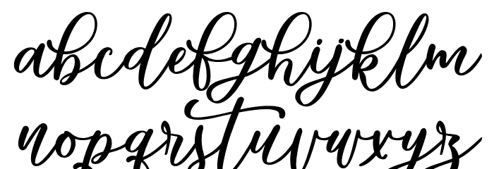 Zebra Advert - Personal Use Font LOWERCASE