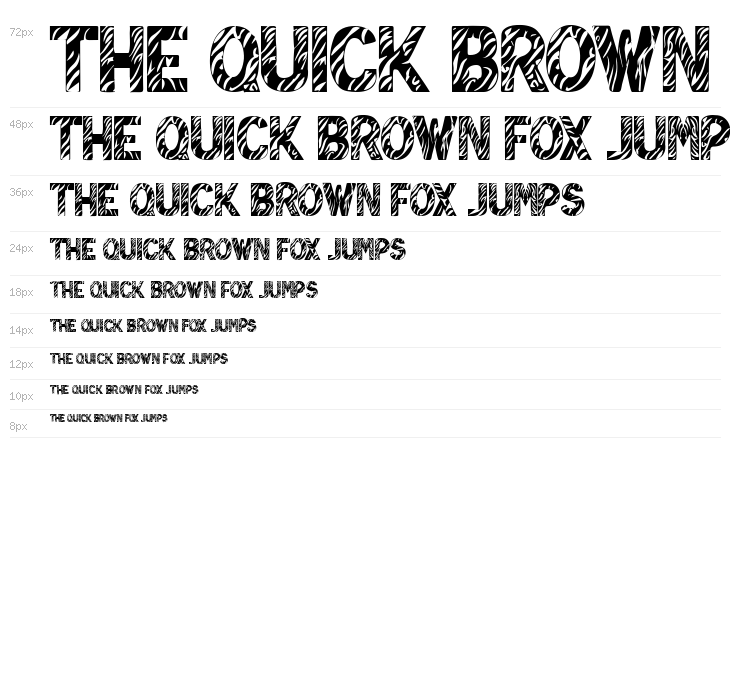 Zebra Lounge Waterfall