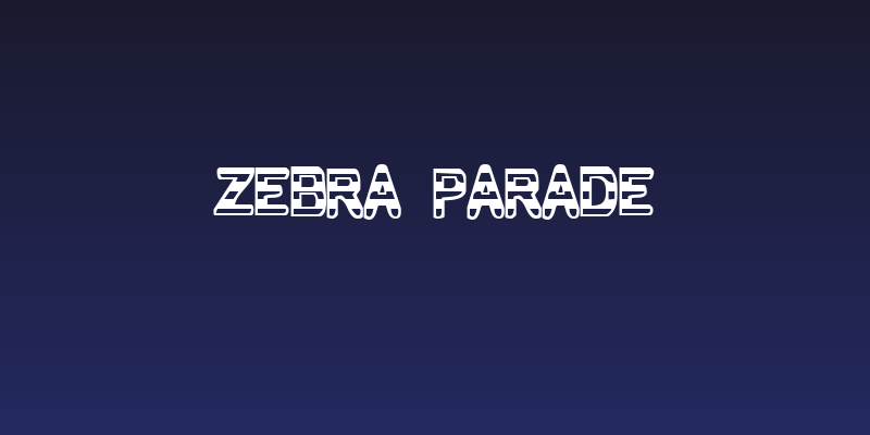 Zebra Parade Social Header