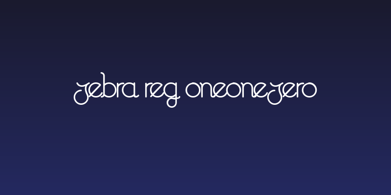 Zebra Reg oneonezero Social Header
