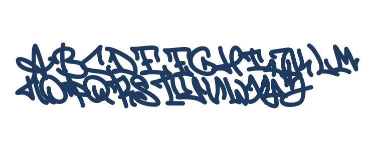 Zebra Script Lowercase