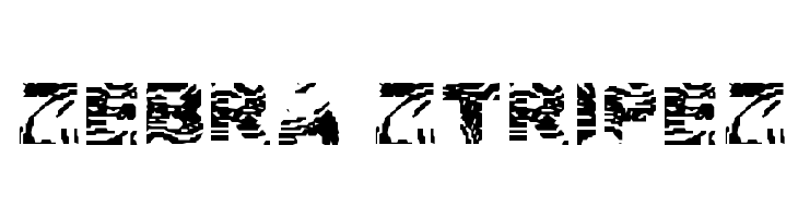 Zebra Ztripez  免费字体下载