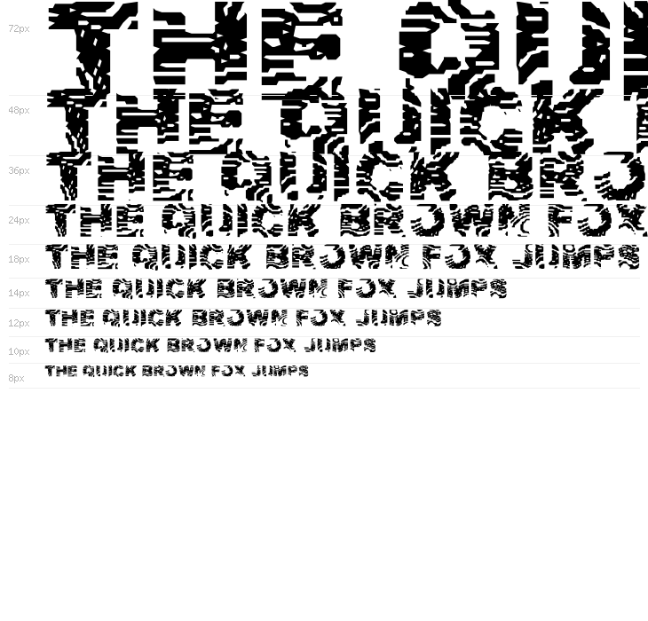 Zebra Ztripez Waterfall