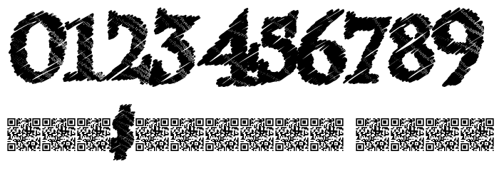 ZebraDisco Font OTHER CHARS