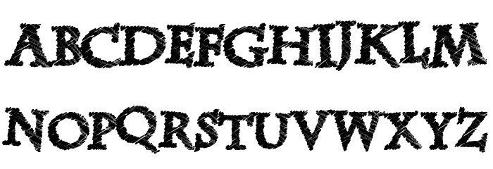 ZebraDisco Font LOWERCASE