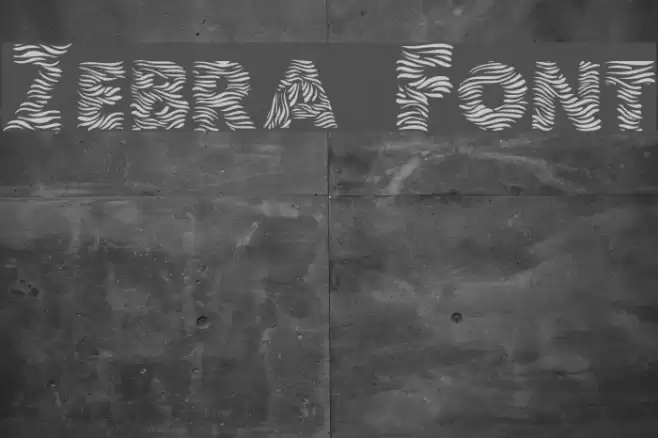 Zebra フォント examples