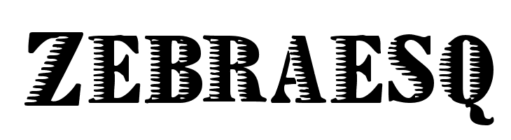 Zebraesq Font