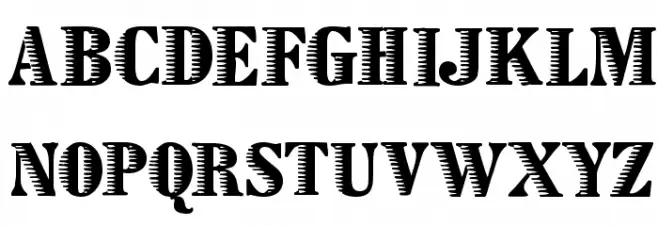 Zebraesq Schriftart Groß