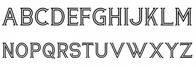 Zebrra Шрифта ВЕРХНИЙ