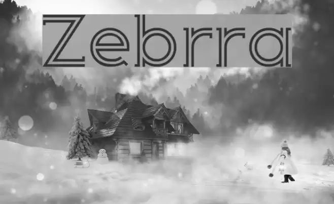 Zebrra Caratteri examples
