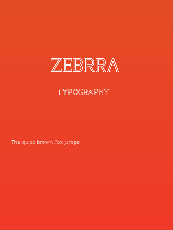 Zebrra Poster