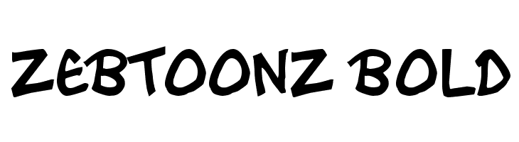 Zebtoonz Bold  Fuentes Gratis Descargar