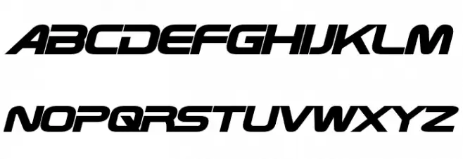 Zebulon Bold Italic Fonte MAIÚSCULAS