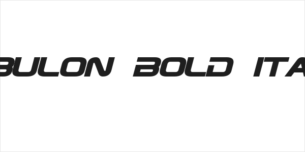 Zebulon Bold Italic Logo
