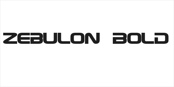Zebulon Bold Logo