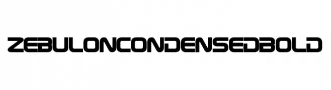 Zebulon Condensed Bold  Fuentes Gratis Descargar
