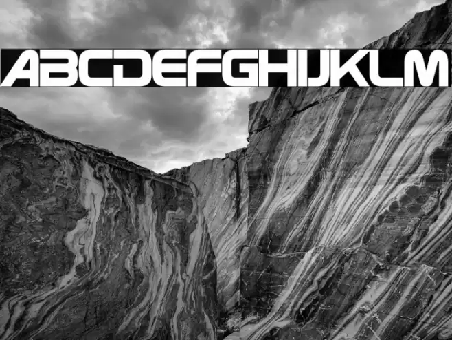 Zebulon Condensed Bold Font examples