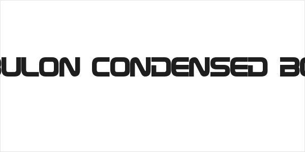 Zebulon Condensed Bold Logo