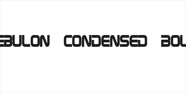 Zebulon Condensed Bold Logo