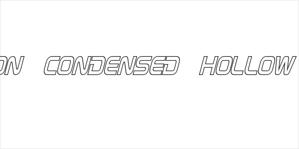 Zebulon Condensed Hollow Italic Logo