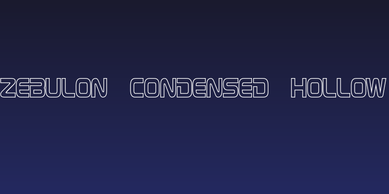 Zebulon Condensed Hollow Social Header