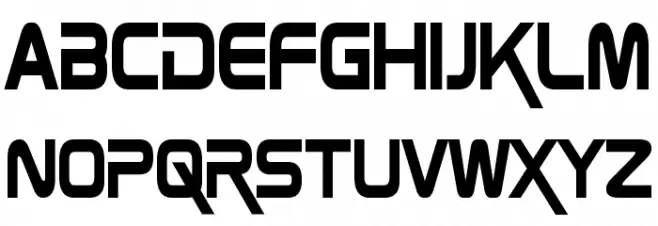Zebulon Condensed フォント 小文字