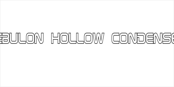 Zebulon Hollow Condensed Logo
