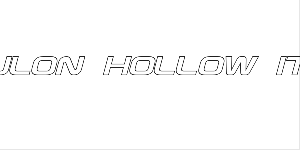 Zebulon Hollow Italic Logo