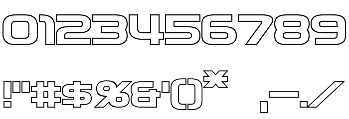 Zebulon Hollow Font OTHER CHARS