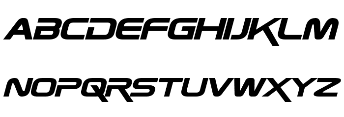 Zebulon Italic Font LOWERCASE
