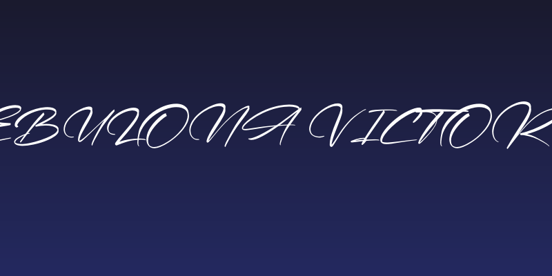 Zebulona Victoria Social Header